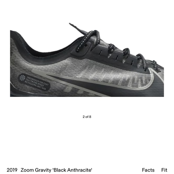 2019 Men’s Zoom Gravity 'Black Anthracite running shoes - Picture 2 of 12